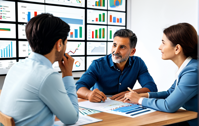 **
"A diverse group of people, various ages, dressed in smart casual attire, discussing investment strategies around a table in a brightly lit modern Italian office. Charts and graphs displaying diversified investment portfolios are visible on a screen in the background. Safe for work, appropriate content, fully clothed, professional, family-friendly, perfect anatomy, correct proportions, natural pose, well-formed hands, proper finger count, natural body proportions, high quality, professional photography."
**